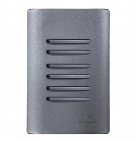 Conjunto Interruptor Sêxtuplo Simples (ESPECIAL) 4x2 - Novara Preto Grafite Total